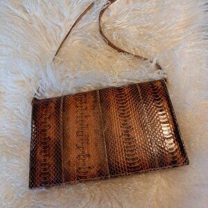 Vintage snakeskin purse.